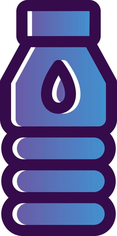 Water Flask Vector Icon Design