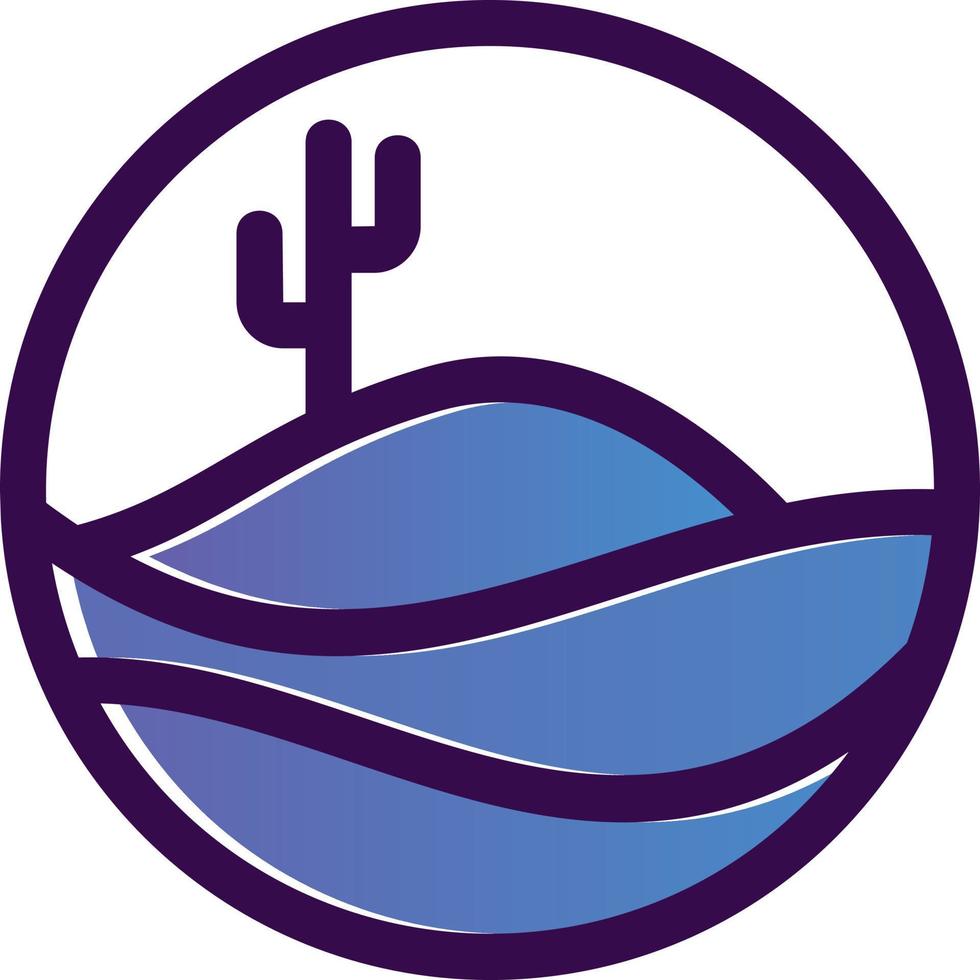 diseño de icono de vector de arena del desierto