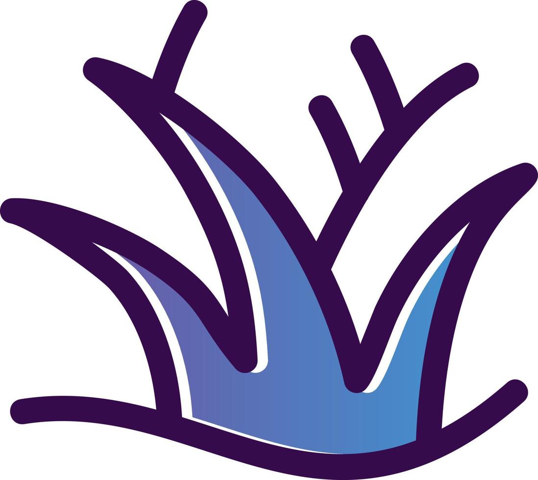 Desert Grass Vector Icon Design