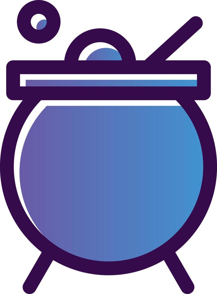 Cauldron Vector Icon Design