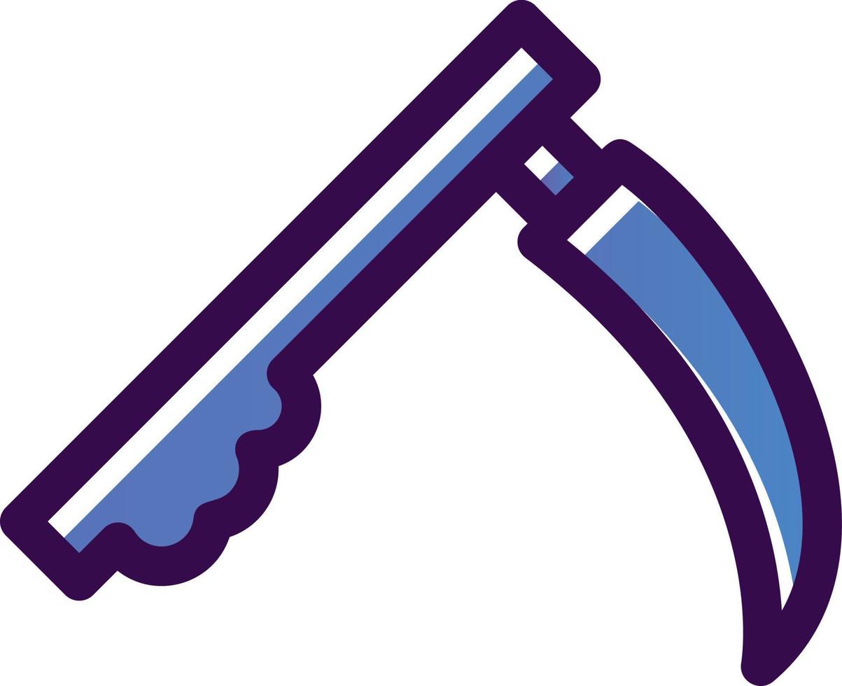 Scythe Vector Icon Design
