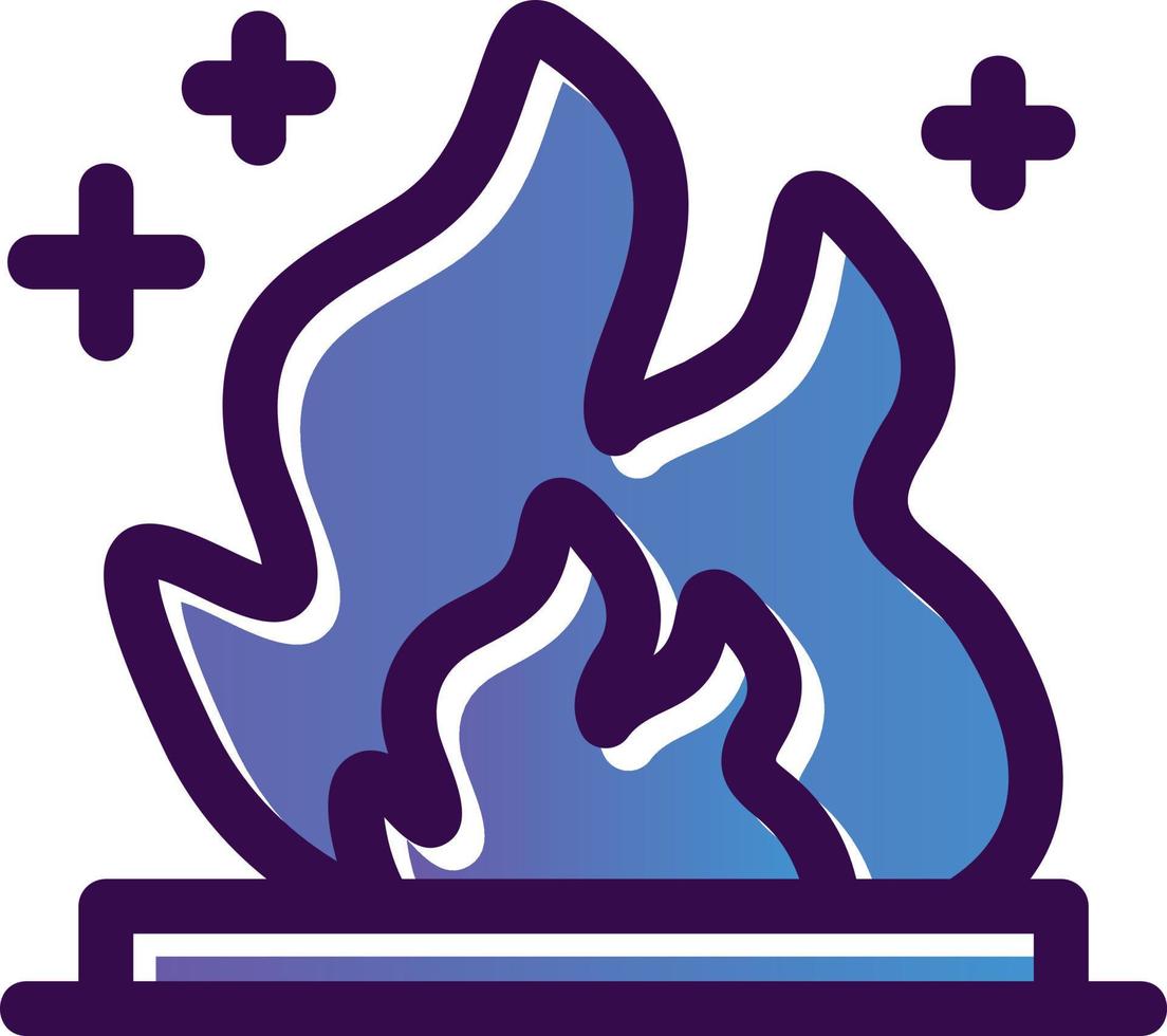 Fire Energy Vector Icon Design