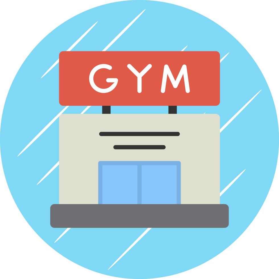 diseño de icono de vector de gimnasio