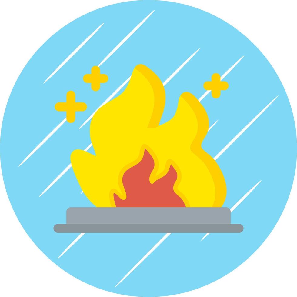 fuego energía vector icono diseño