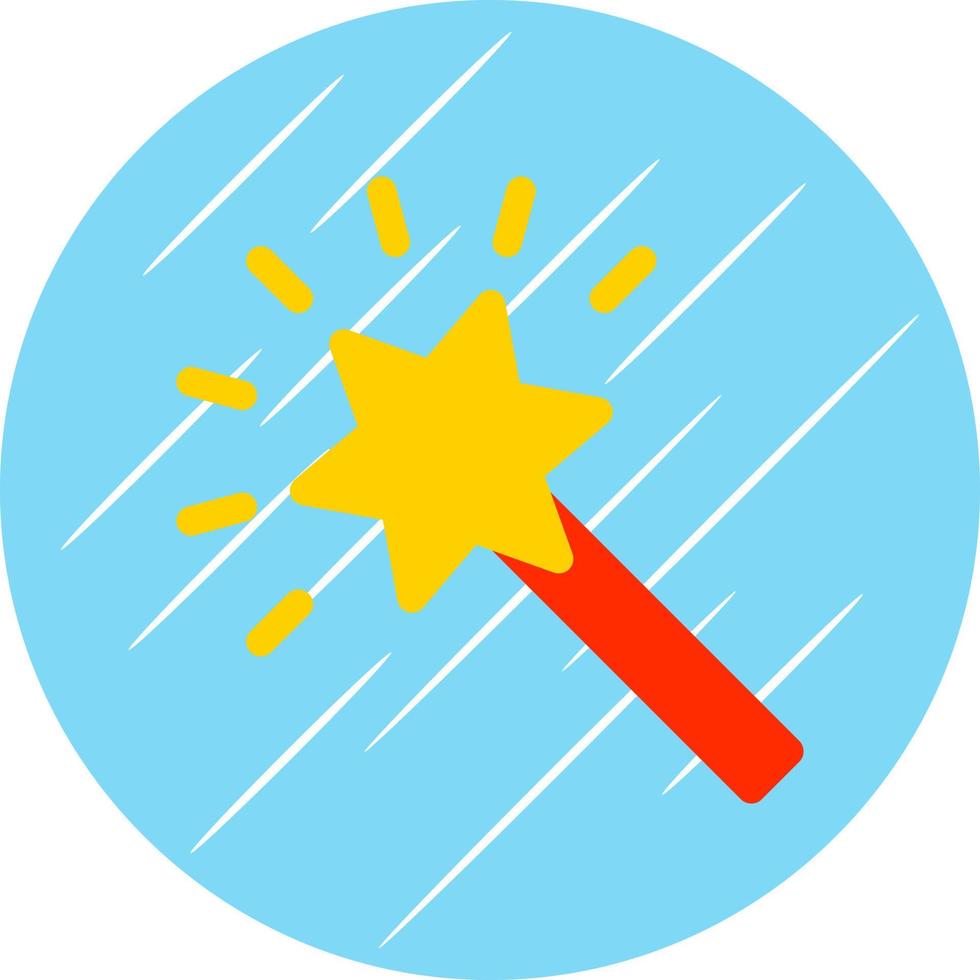 Magic Stick Vector Icon Design