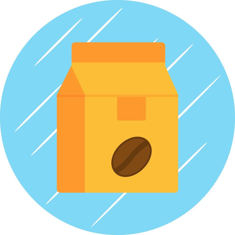 Coffee Bag Vector Icon Design