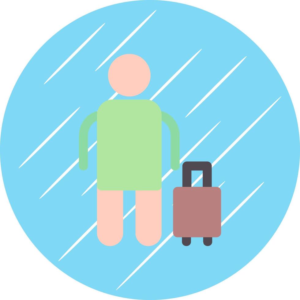 Tourist Vector Icon Design