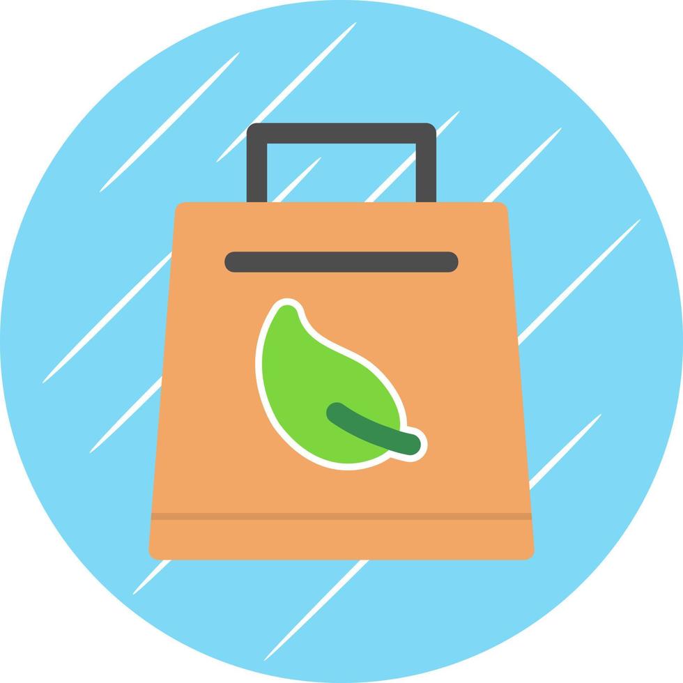 Eco Bag Vector Icon Design