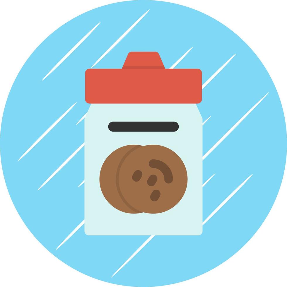 Cookie Jar Vector Icon Design