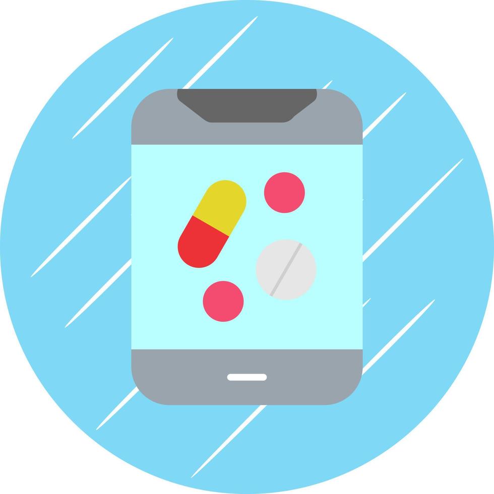 diseño de icono de vector de farmacia en línea