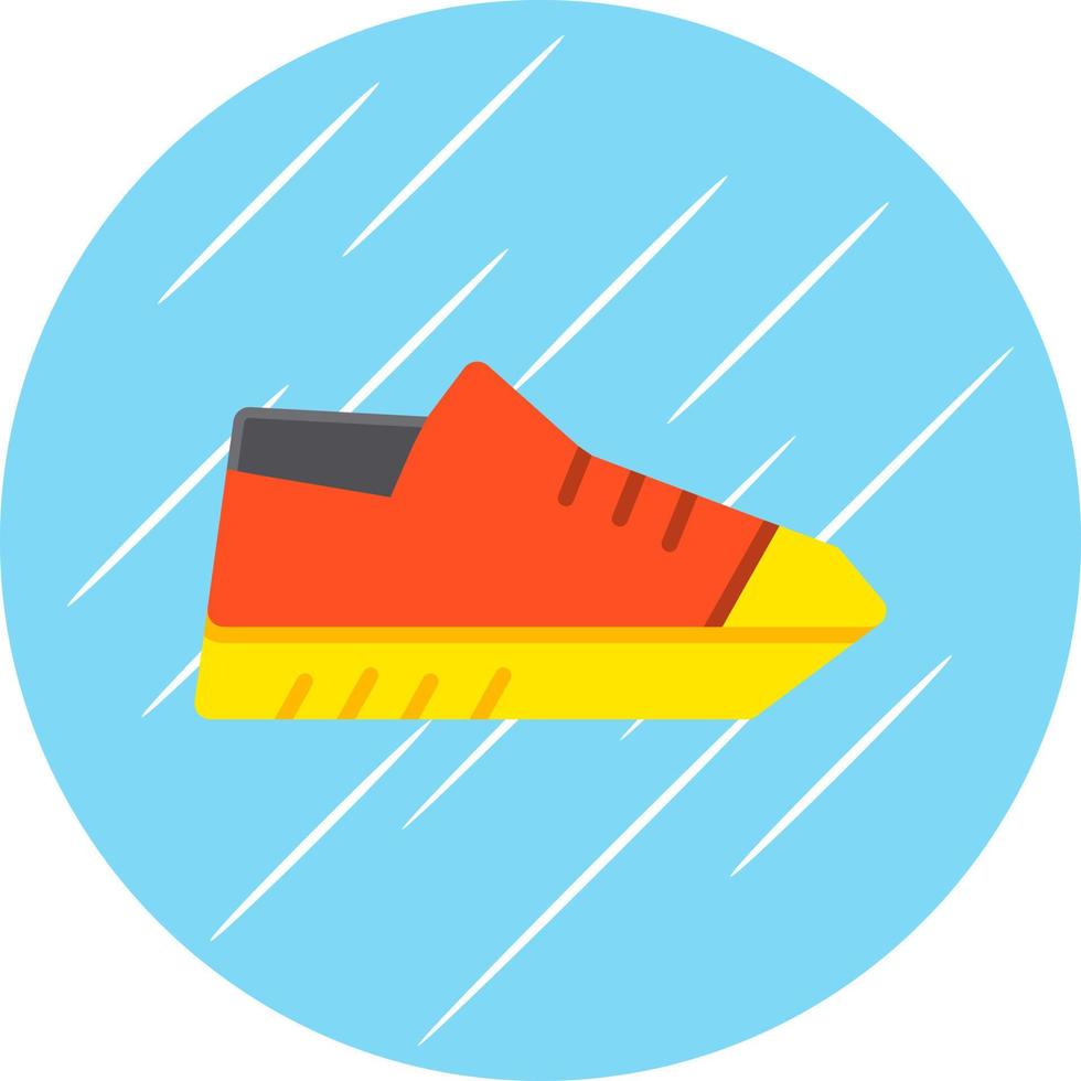 diseño de icono de vector de zapatos de gimnasio