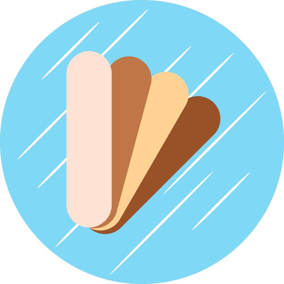 Tongue Depressor Vector Icon Design