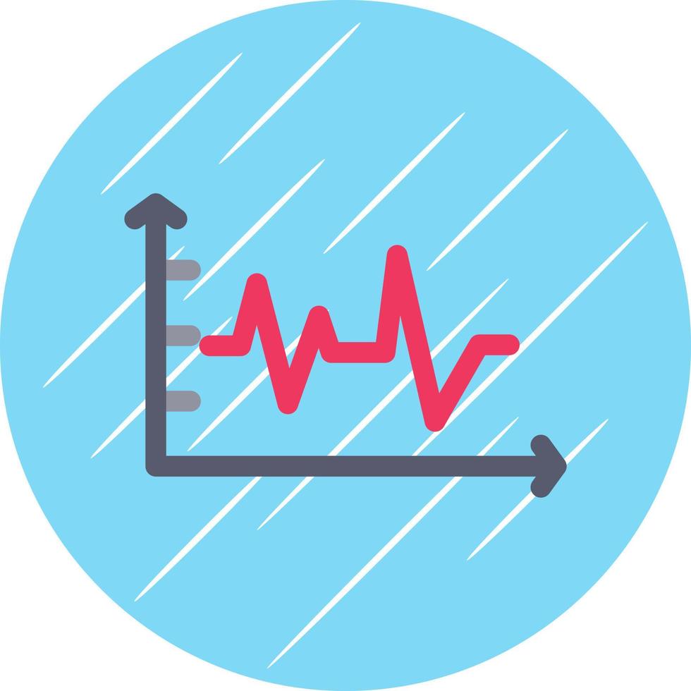 Inflation Graph Vector Icon Design