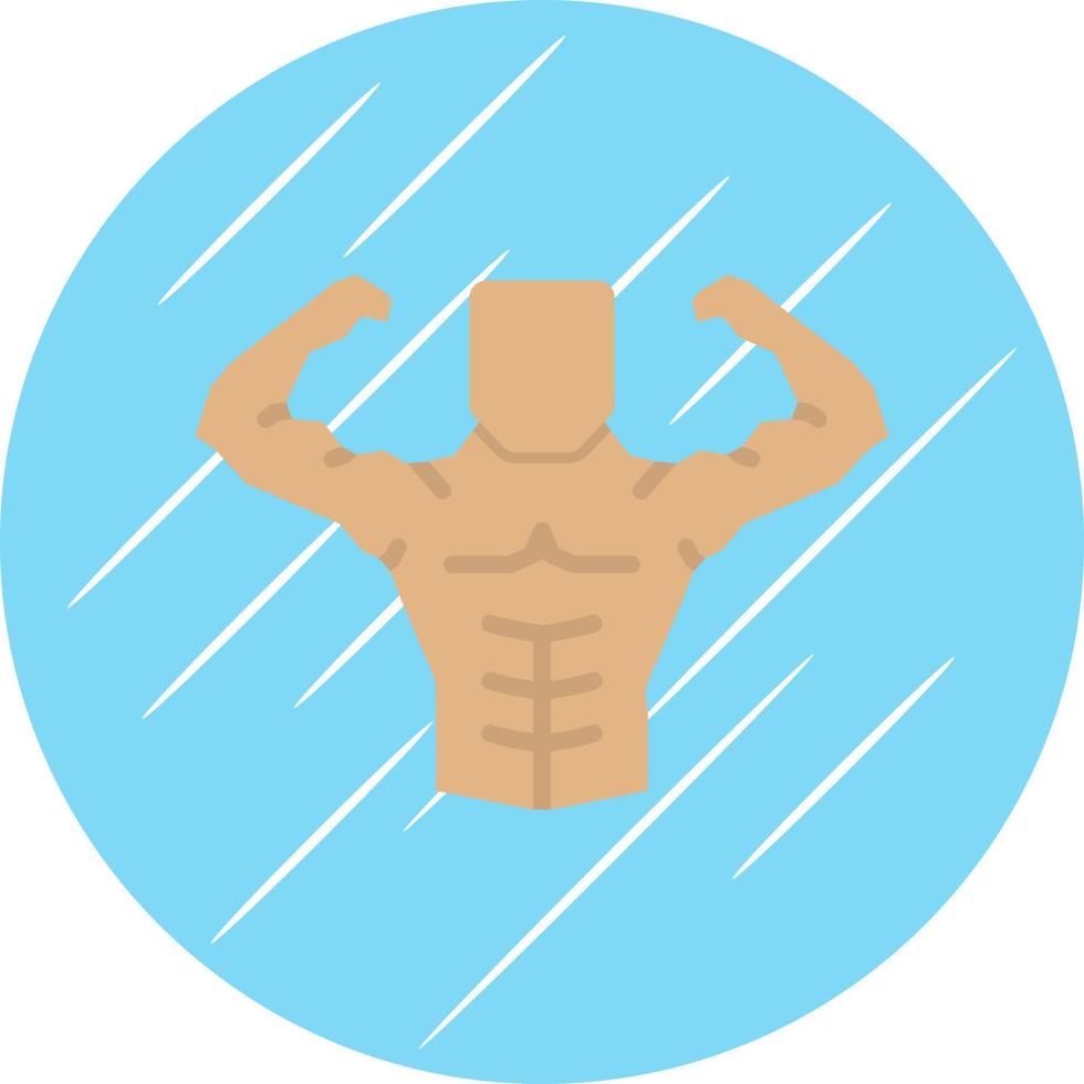Body Builder Vector Icon Design