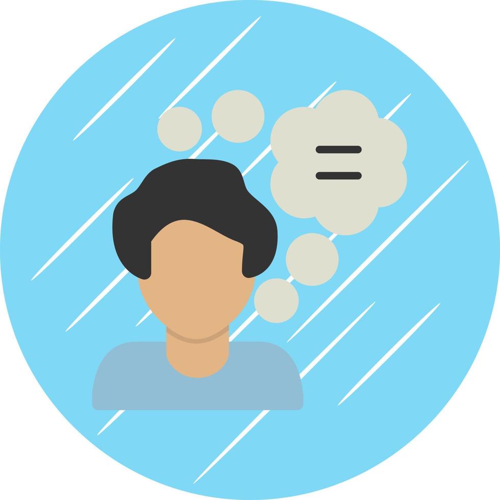 Thinking Vector Icon Design