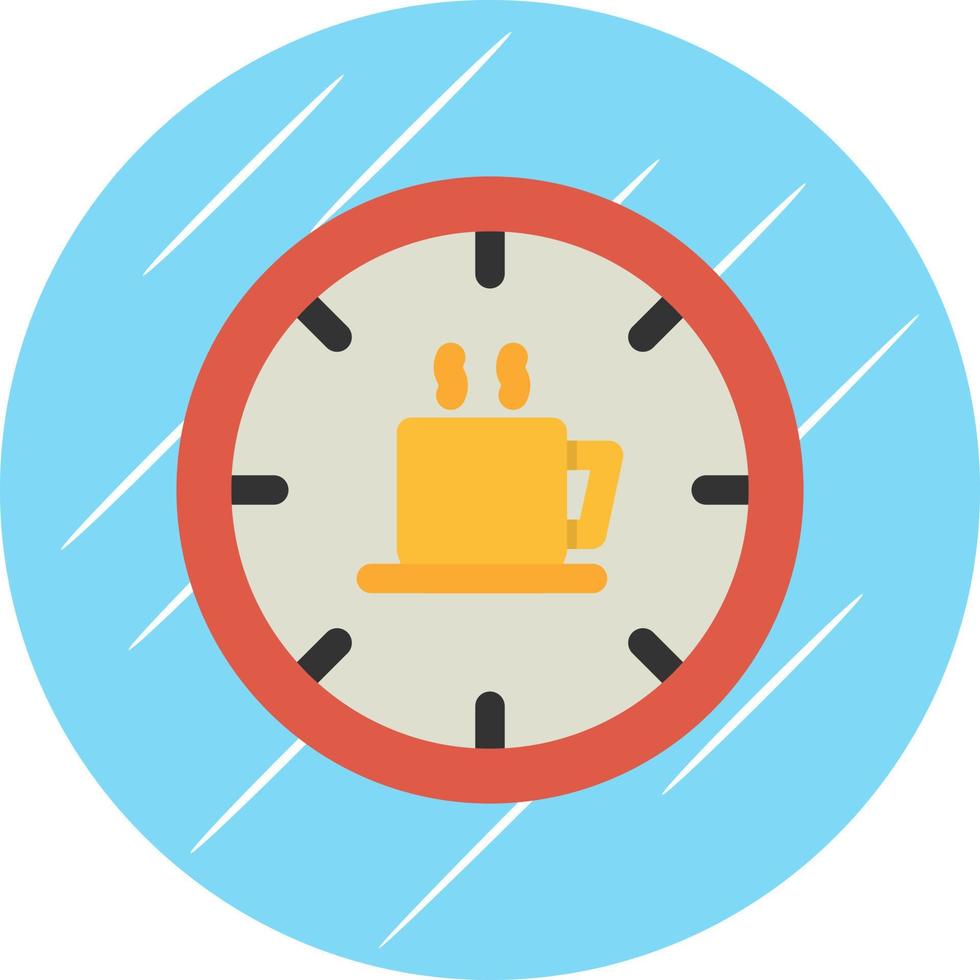 diseño de icono de vector de tiempo de café