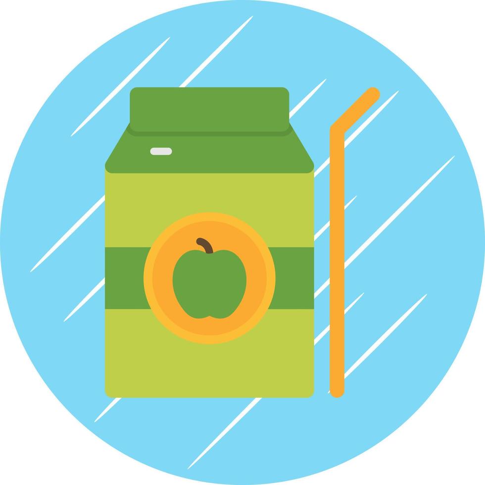 Apple Juice Vector Icon Design