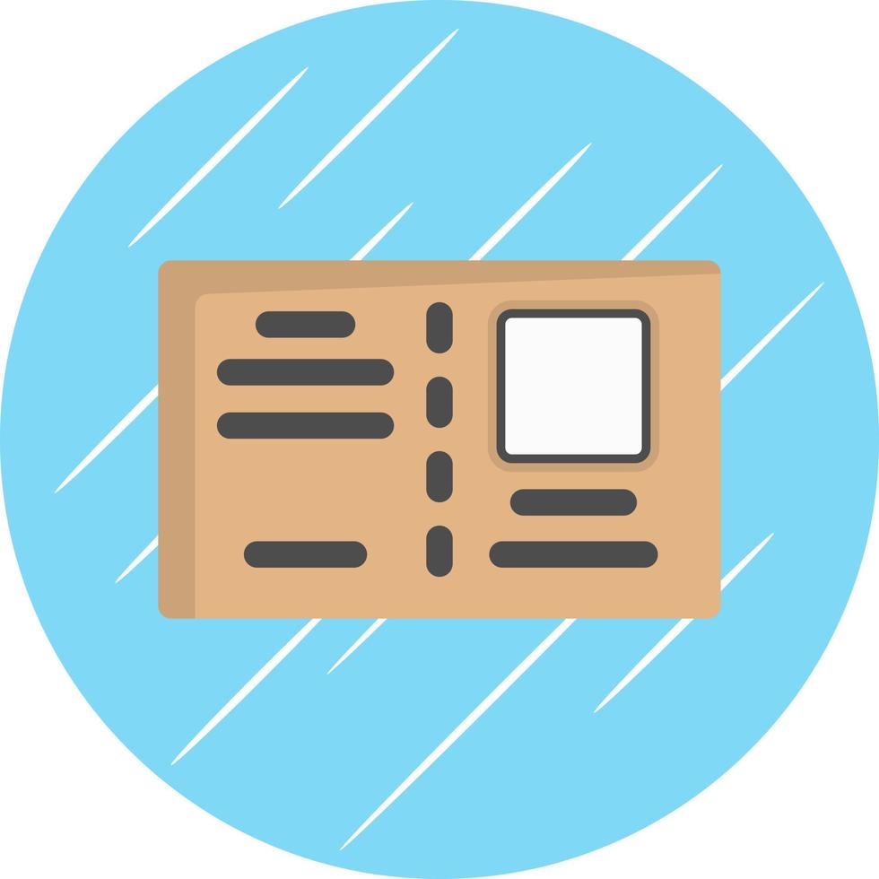 Postcard Vector Icon Design