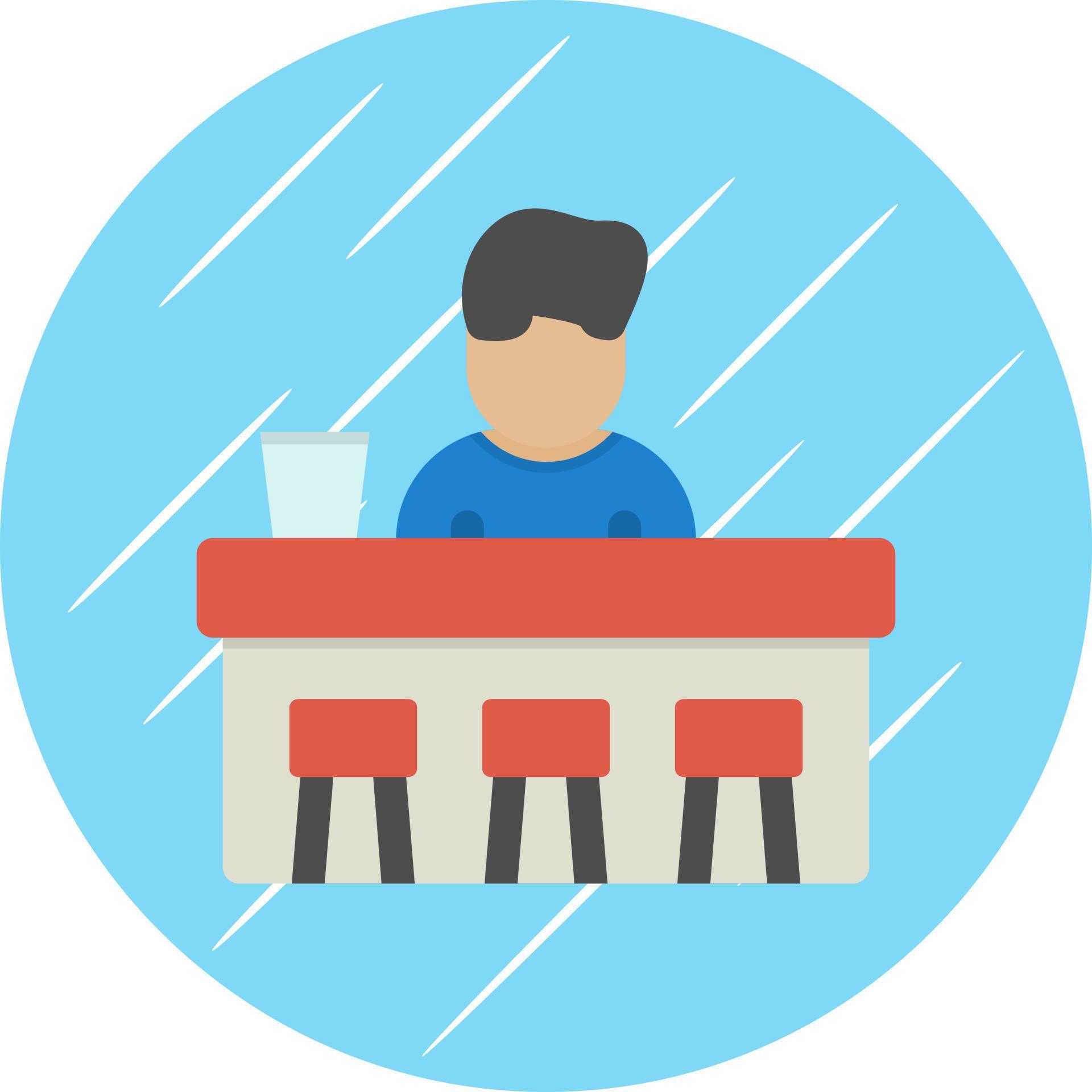 Bar Counter Vector Icon Design 20141972 Vector Art at Vecteezy