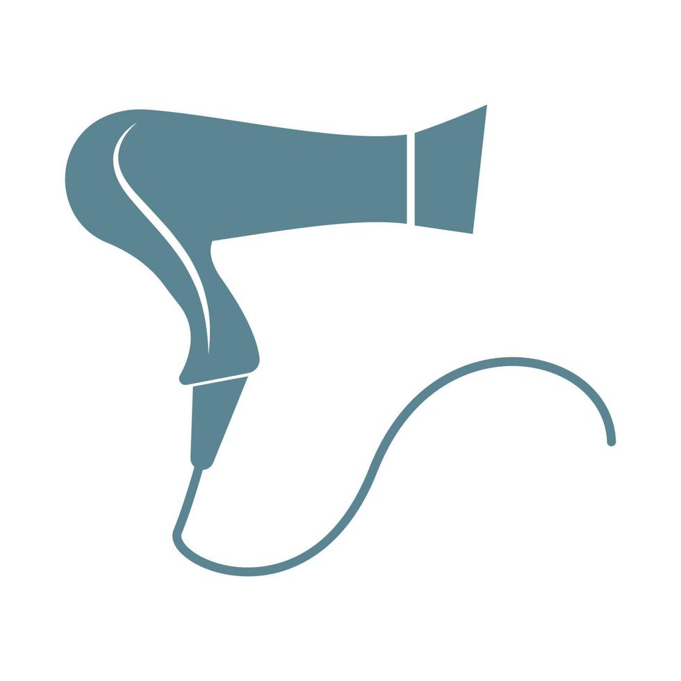 Hair dryer icon design vector