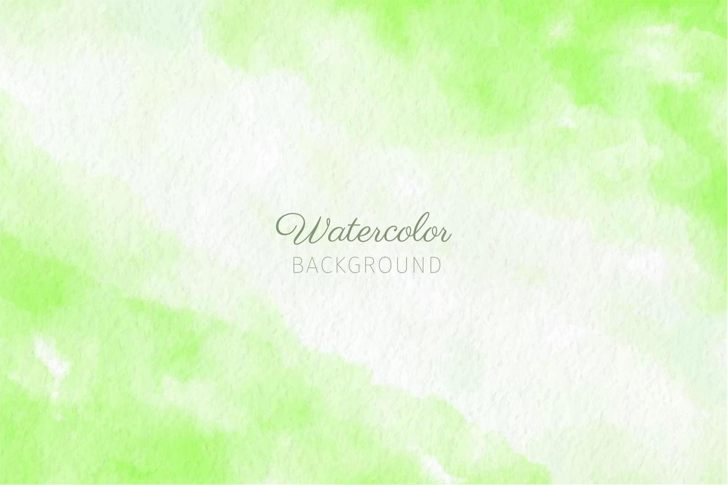 Abstract watercolor background green colors vector