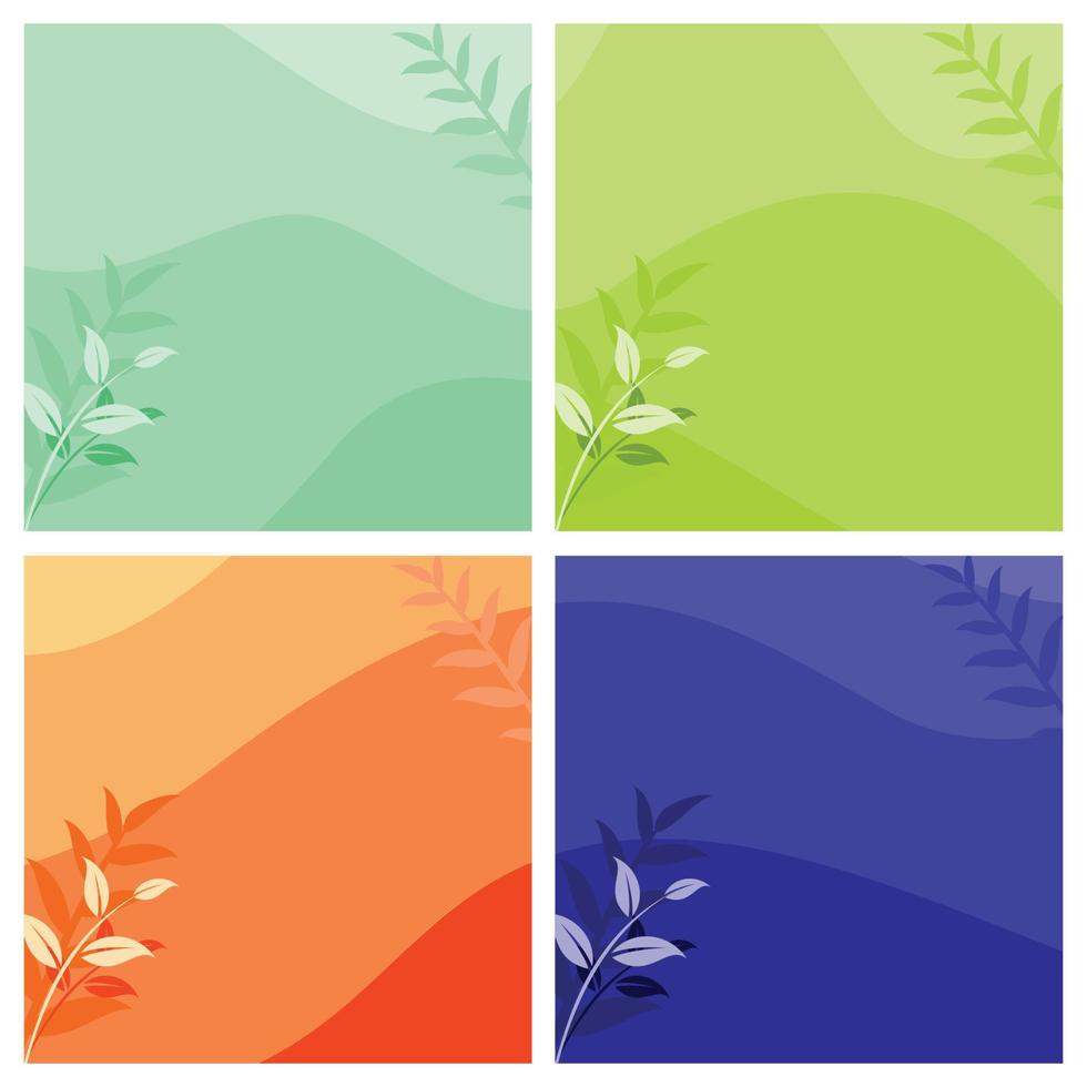 Aesthetic colorful minimalist background vector