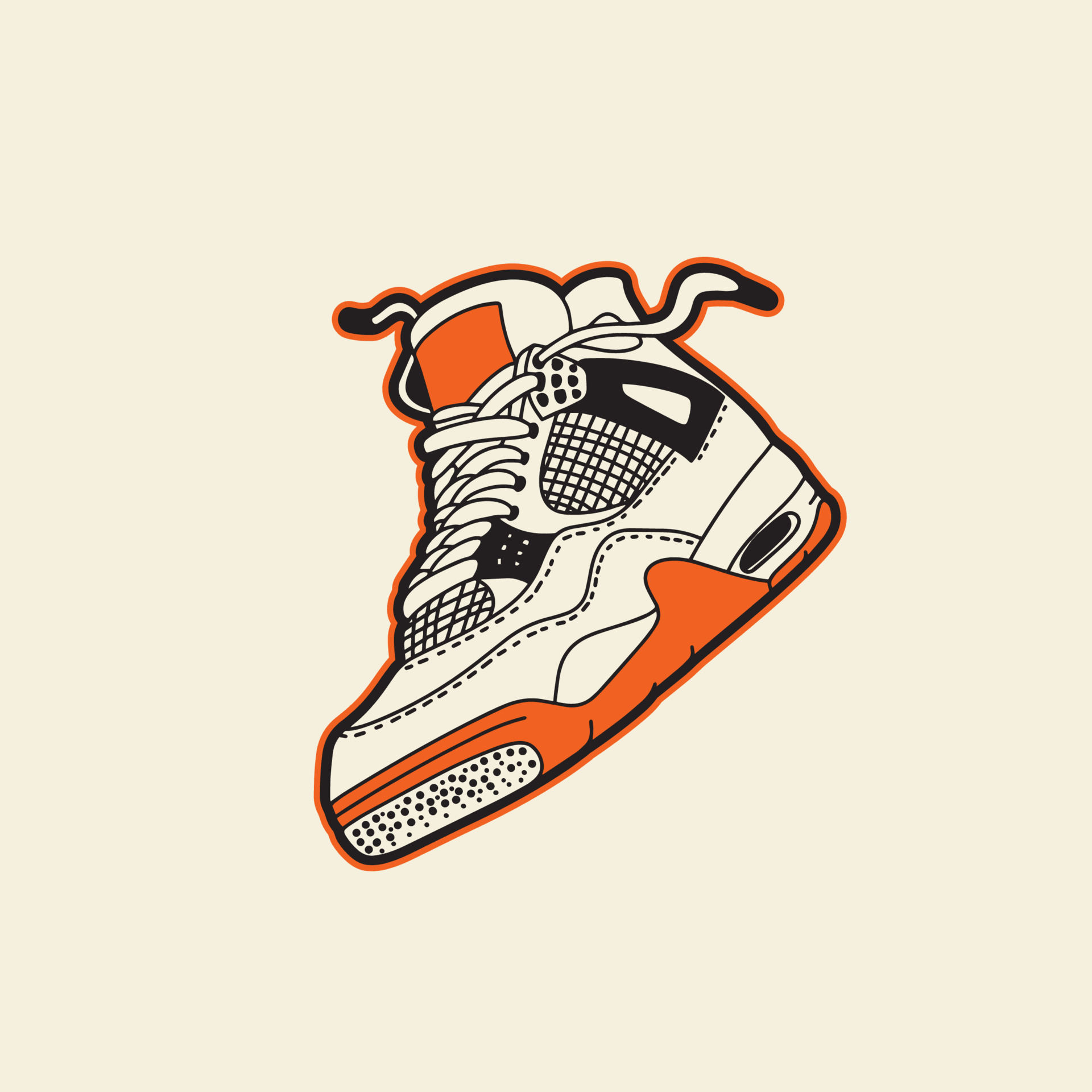 Sneaker shoes . Concept. Flat design. Vector illustration. Sneakers in ...