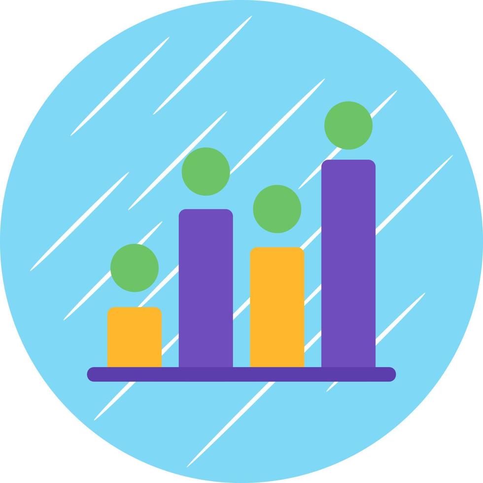 Statistical Analysis Vector Icon Design
