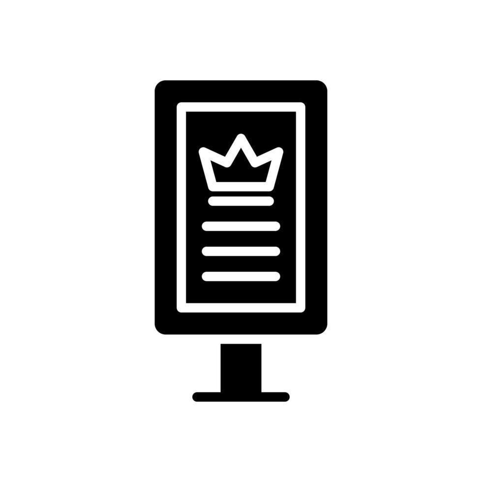 poster icon for your website design, logo, app, UI. vector