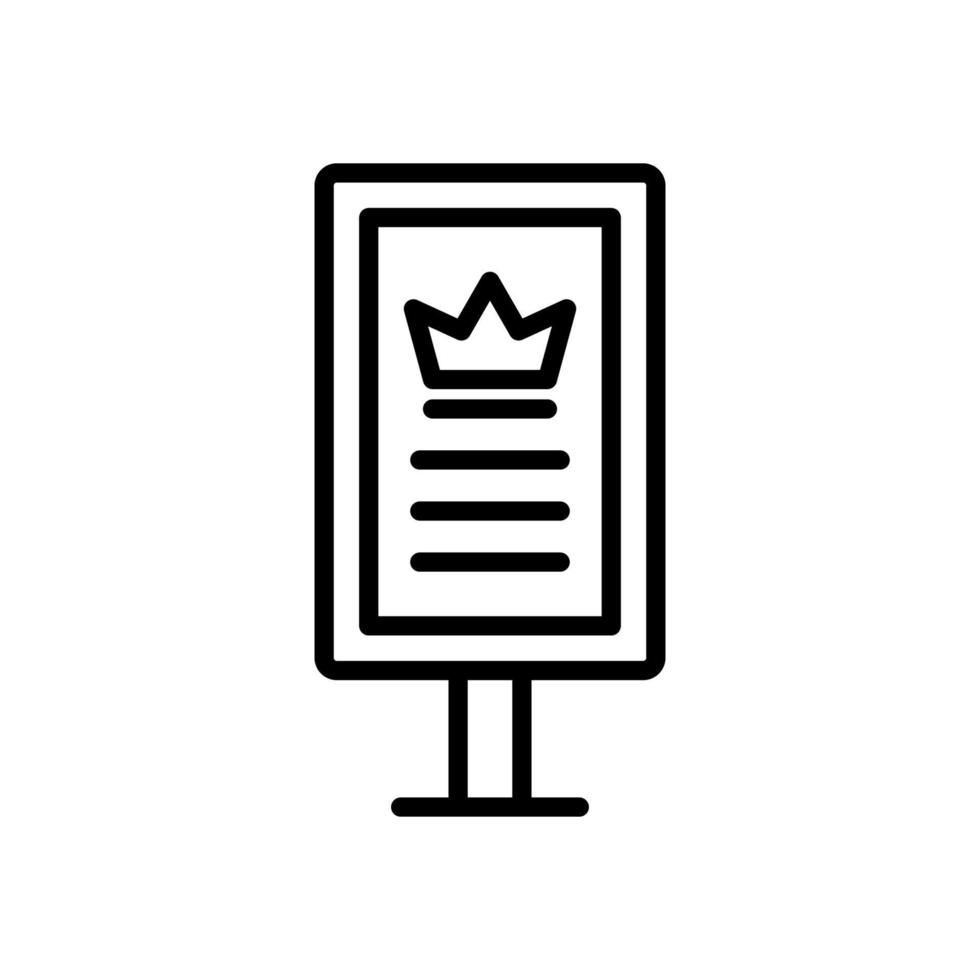poster icon for your website design, logo, app, UI. vector
