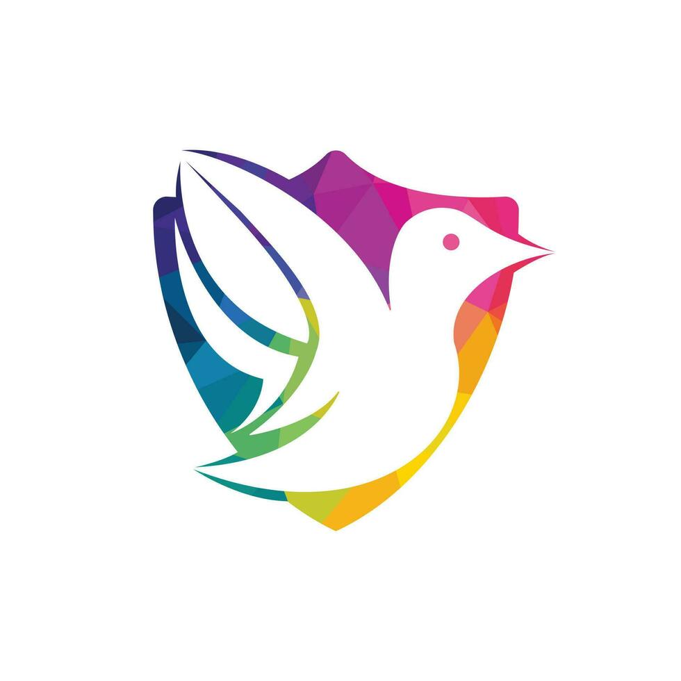 Bird vector logo design. Creative bird vector logo design template.