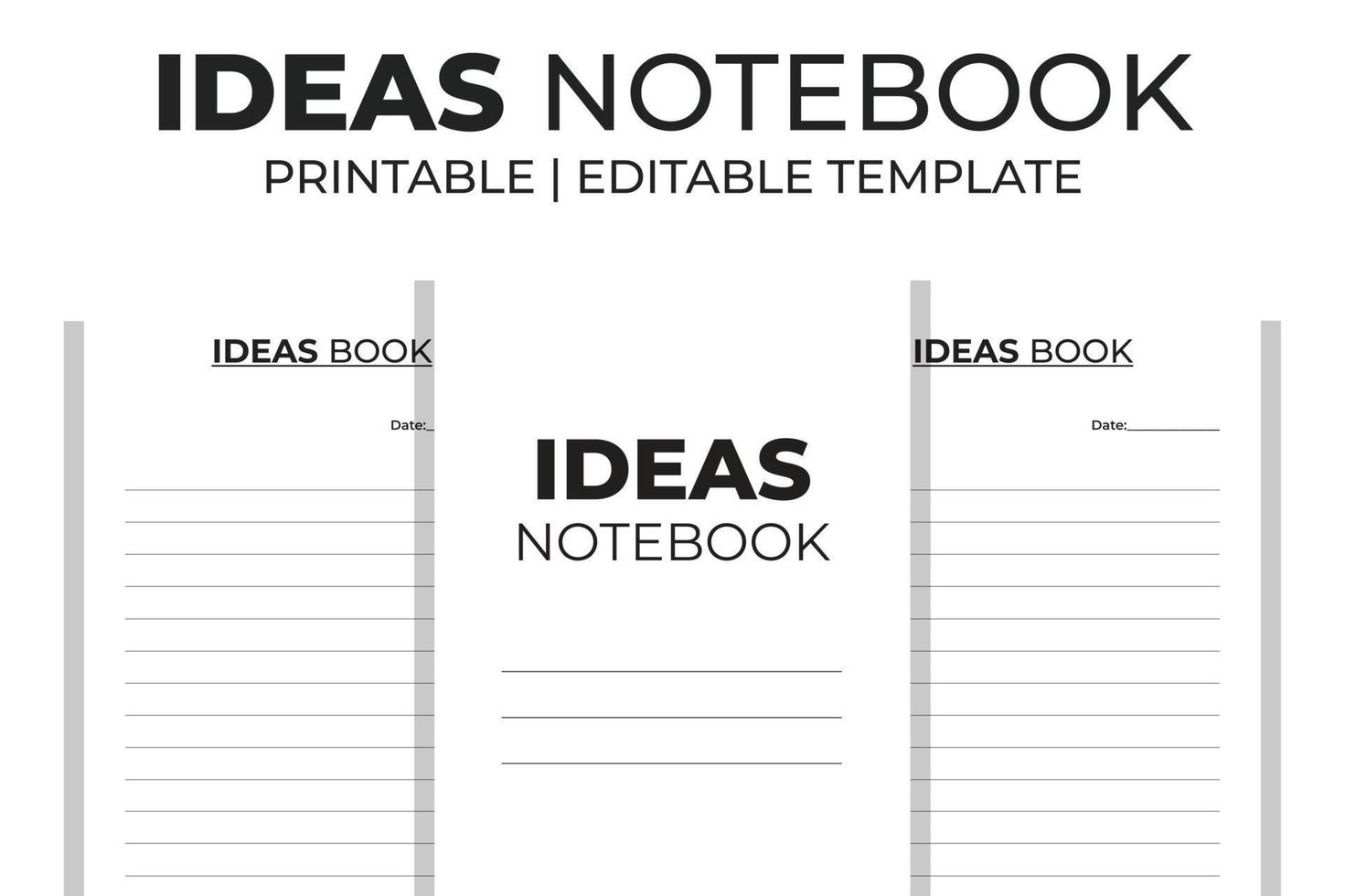 Ideas Note Book vector
