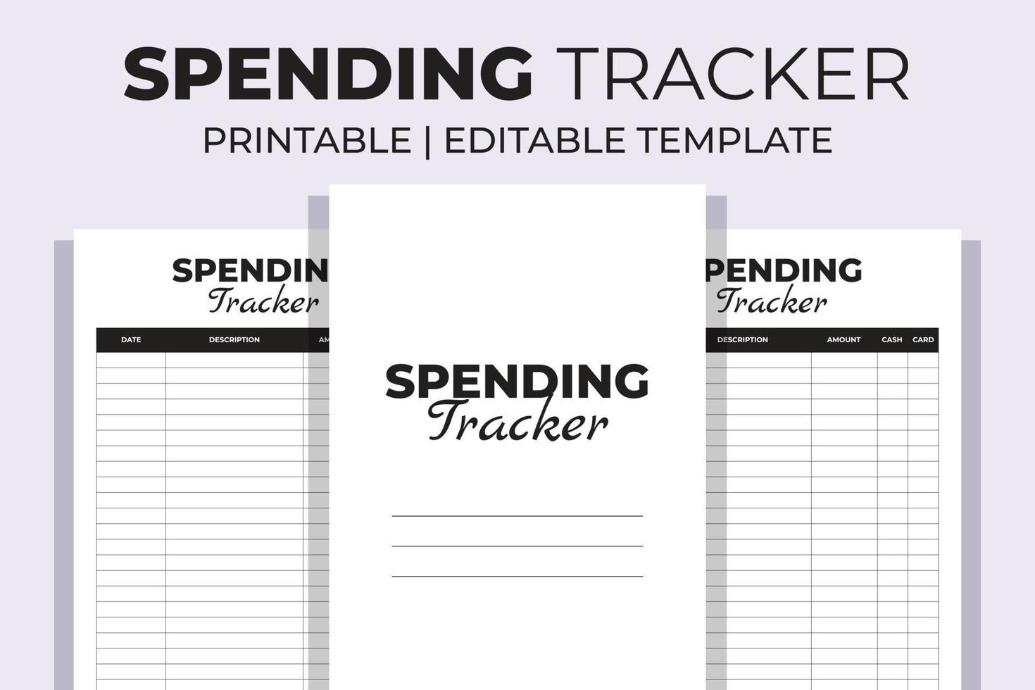 Spending Tracker Interior vector