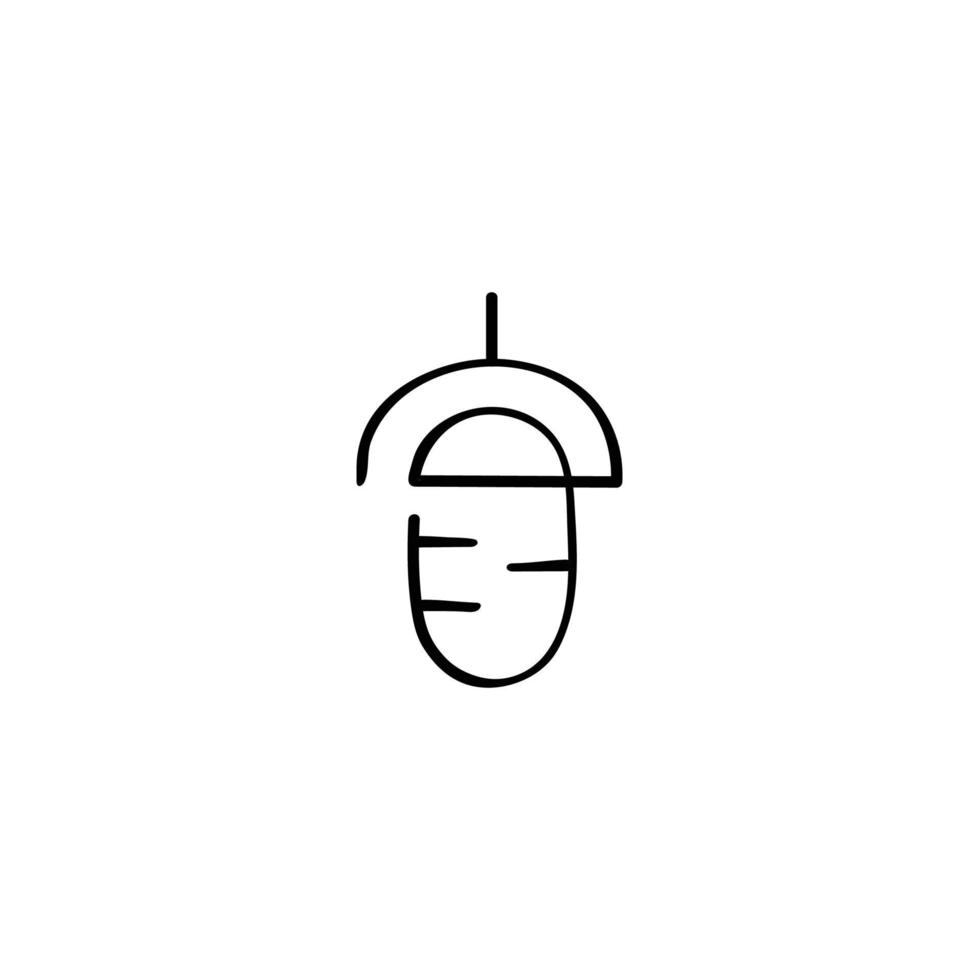 Boom Mic Line Style Icon Design vector