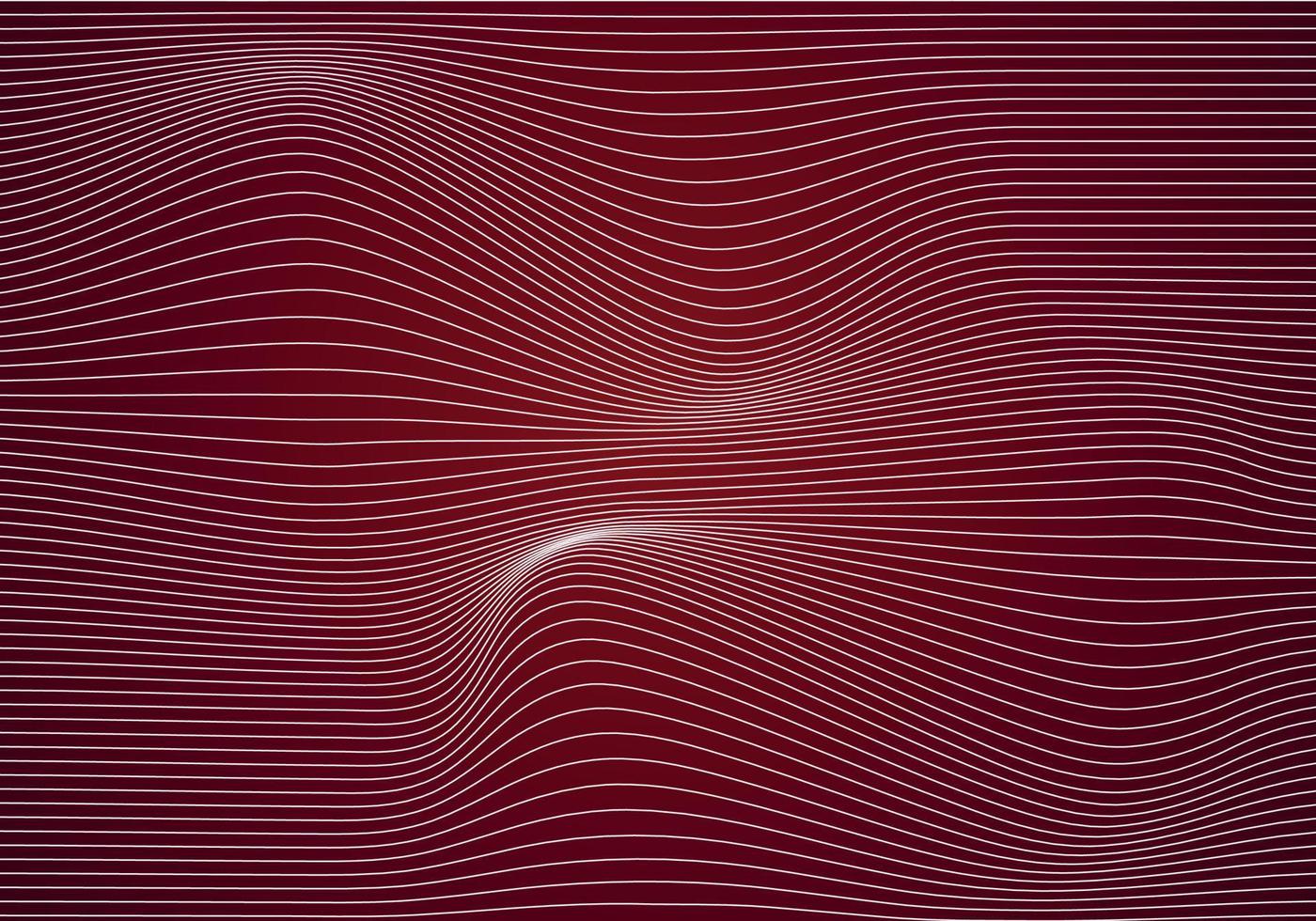 Abstract warped Diagonal Striped Background. Vector curved twisted slanting, waved lines pattern. Brand new style for your business design