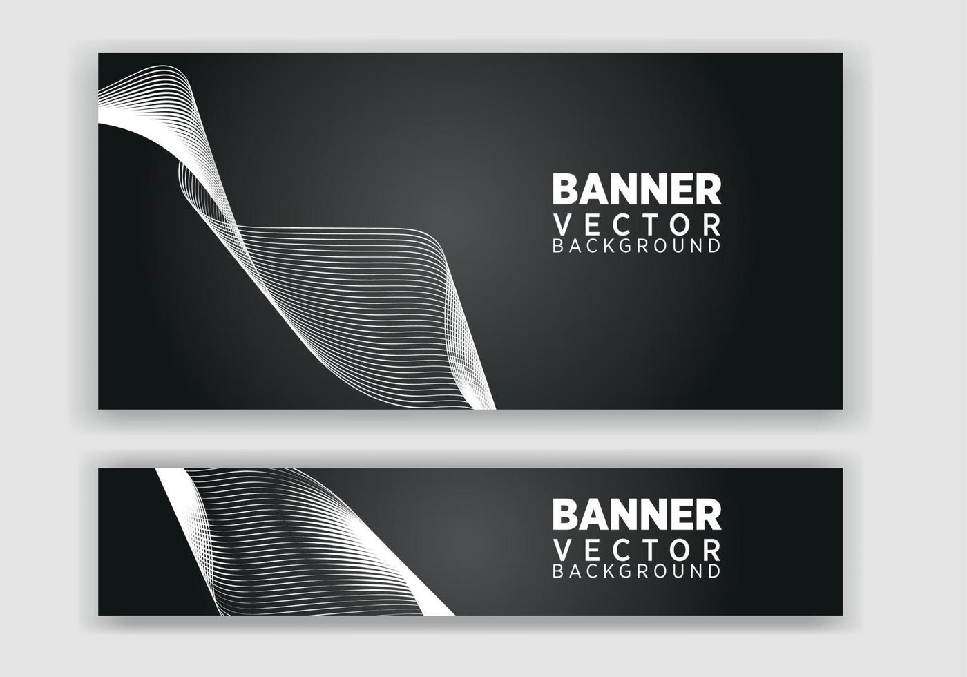 set of creative web banners of standard size. Vertical, horizontal and square template. vector illustration