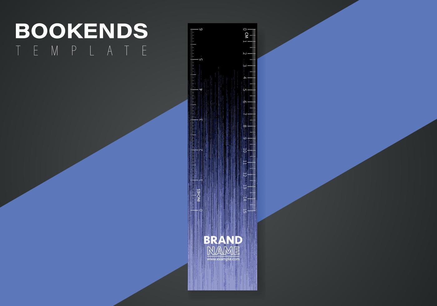 abstract bookmark design. Vector abstract bookmark template. Vector design for books.