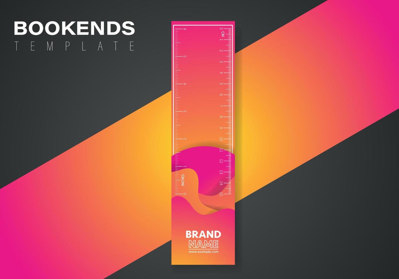 Abstract dynamic gradient graphic elements in modern style. Purple and orange bookend template with flowing liquid shapes, amoeba forms. vector