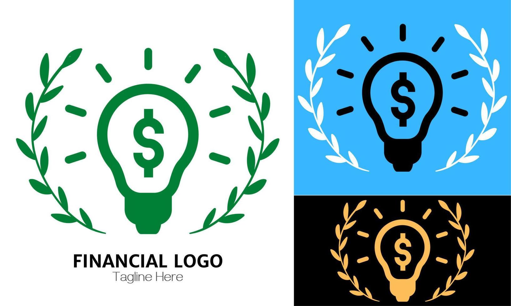 dinero logo vector diseño ilustración