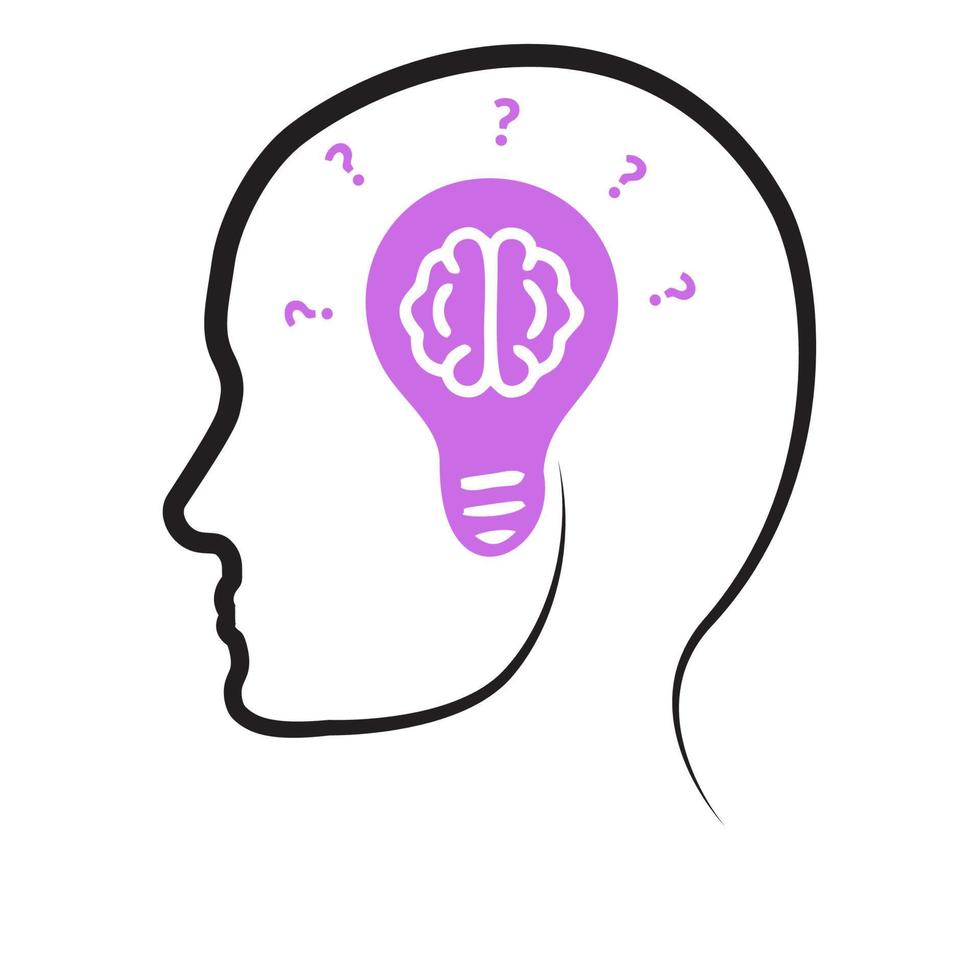 Psychology logo vector design illustration