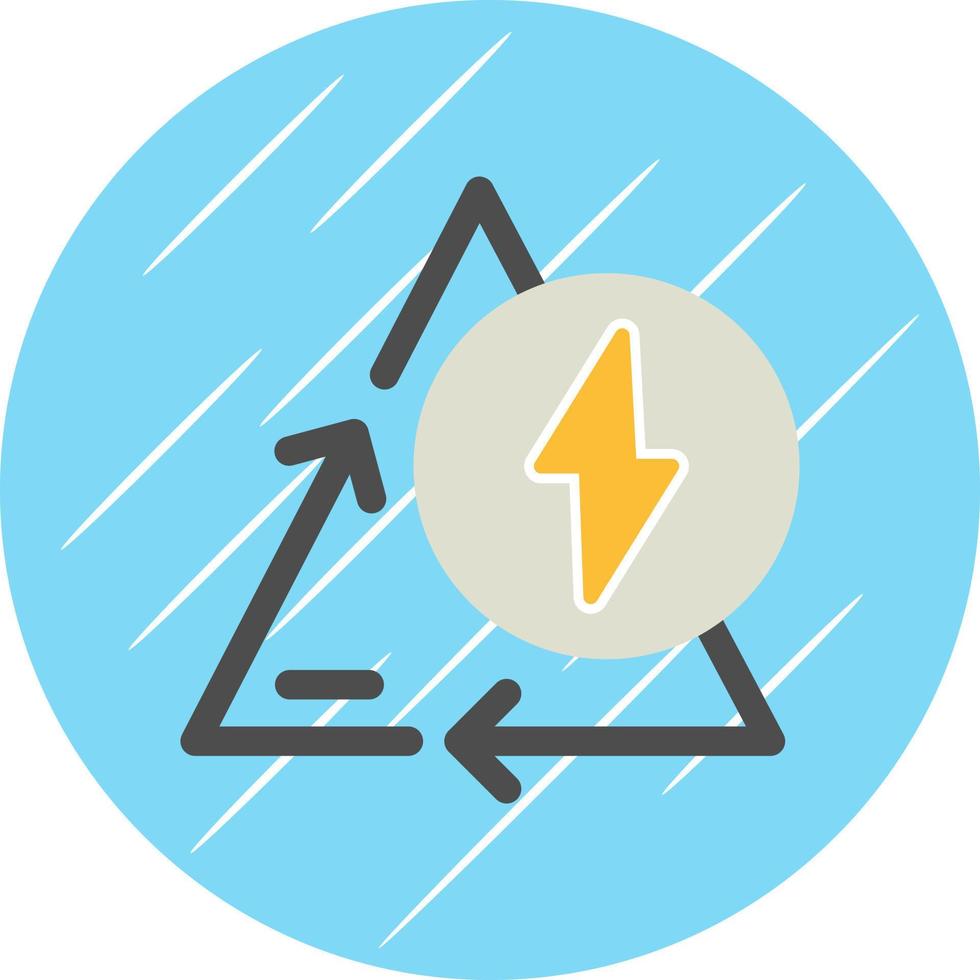 Recycle Energy Vector Icon Design