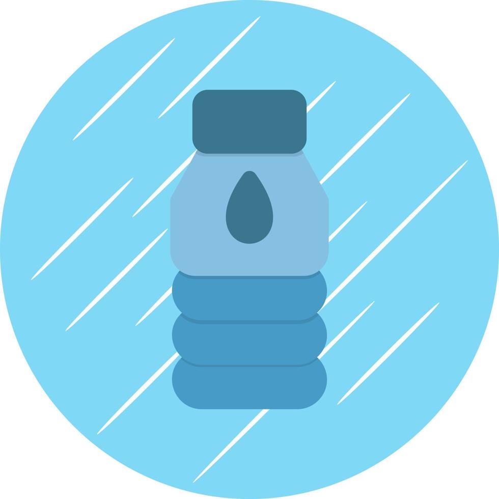 Water Flask Vector Icon Design