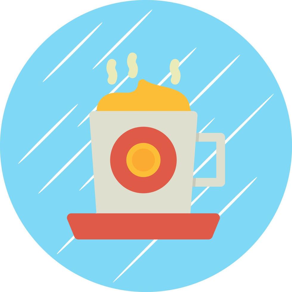 diseño de icono de vector de capuchino