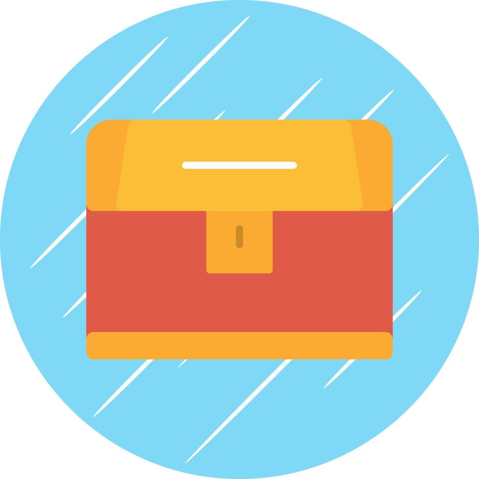 Treasure Chest Vector Icon Design