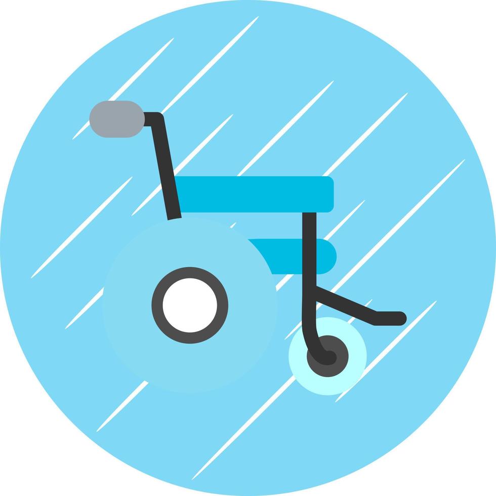 Wheelchair Vector Icon Design