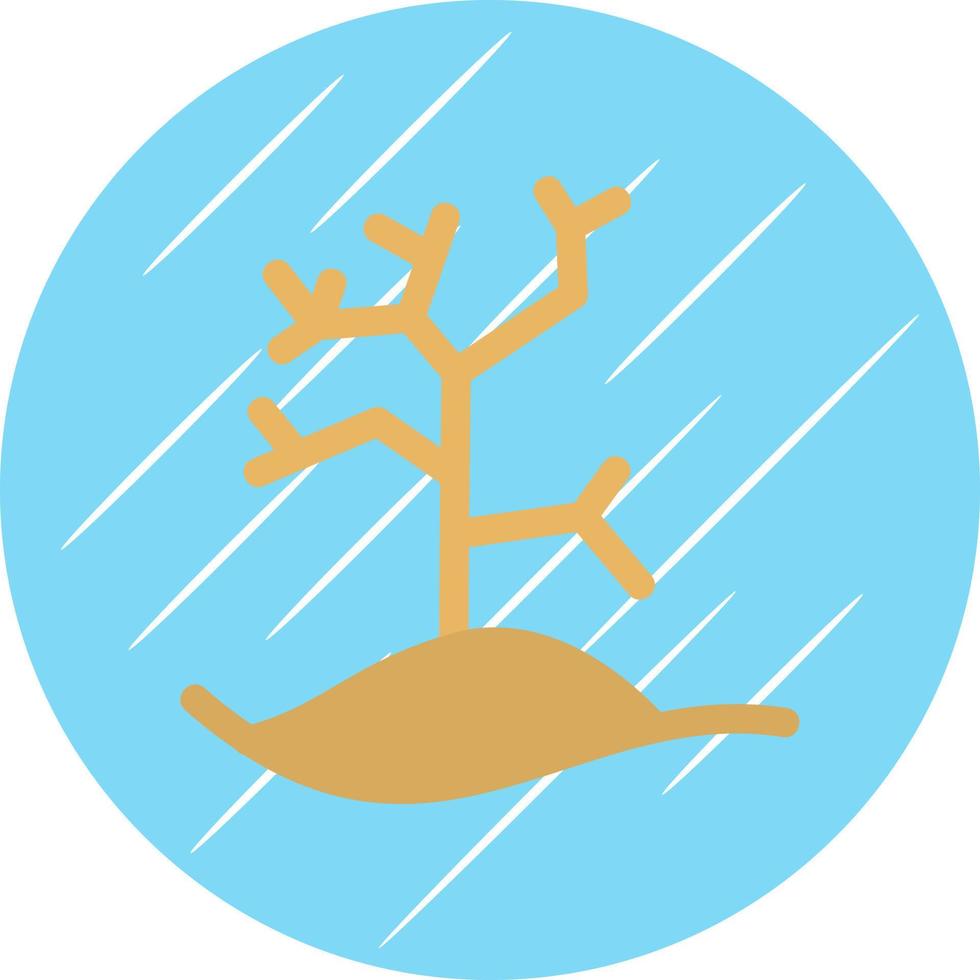 Dry Tree Vector Icon Design