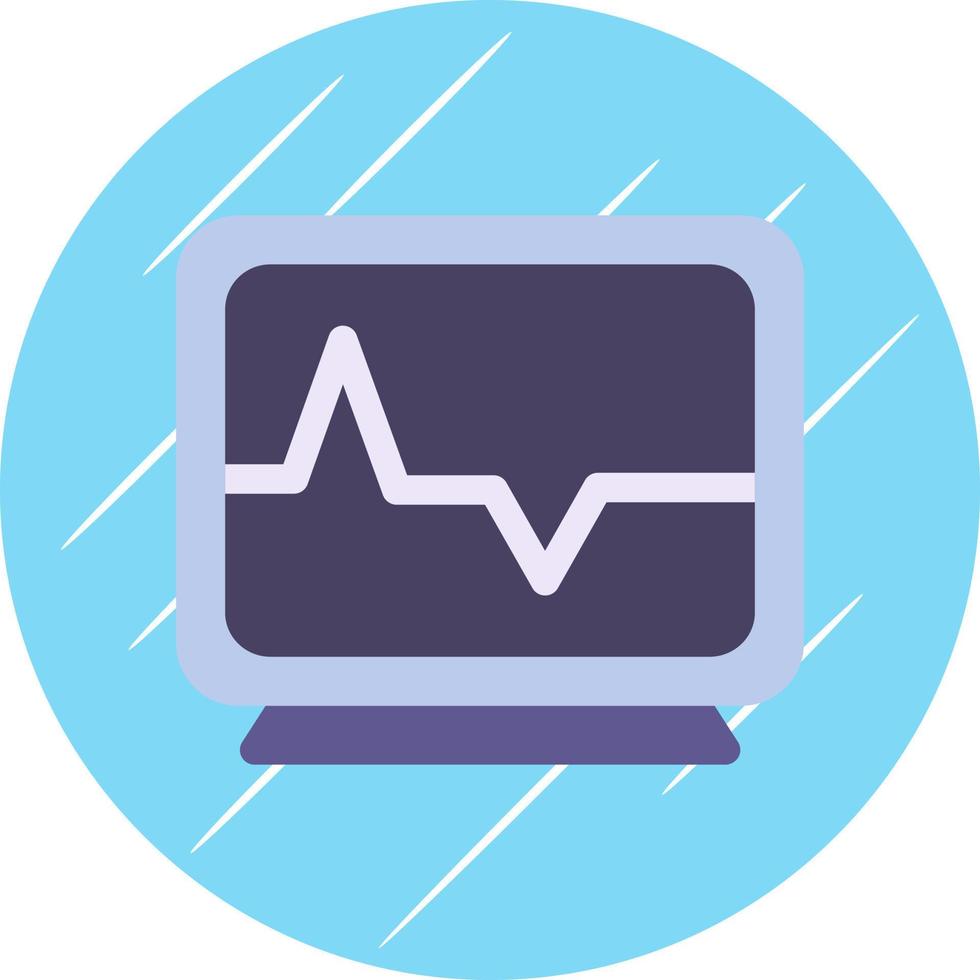 Heart Monitoring Vector Icon Design