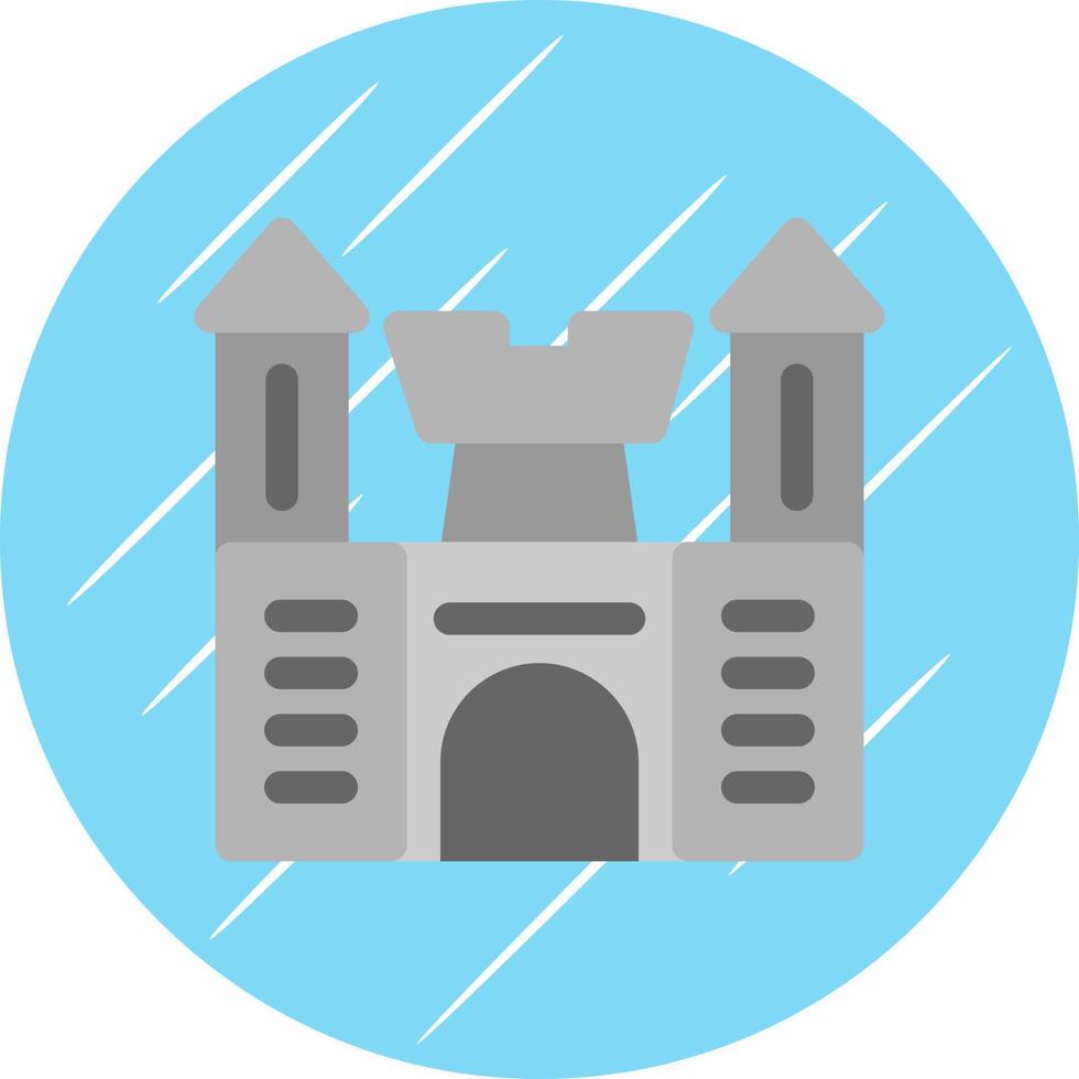 diseño de icono de vector de juguete de castillo