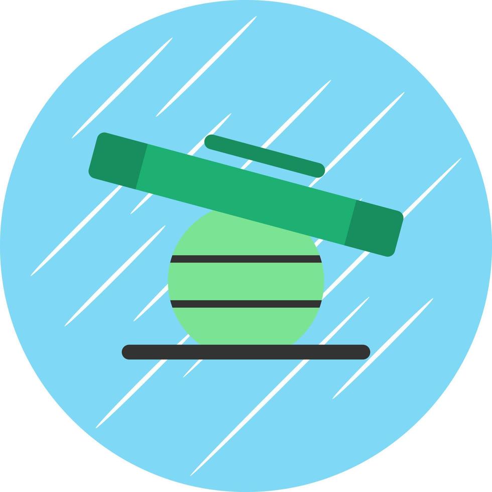 Balance Ball Vector Icon Design