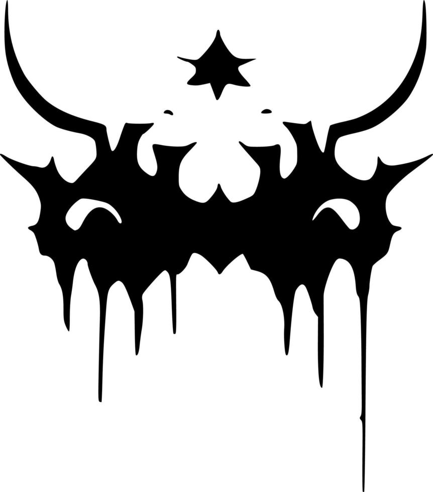 vector ilustración de mal monstruo icono